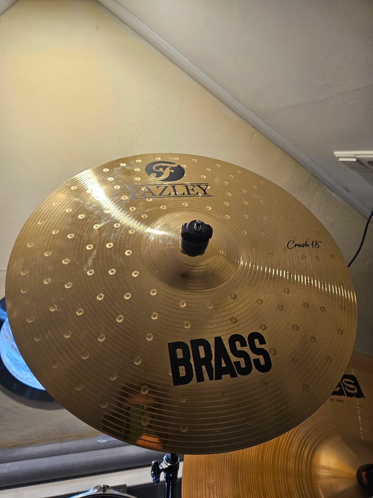 Fazley Brass Crash 18" Bekken, Ophalen, Zo goed als nieuw, Overige merken