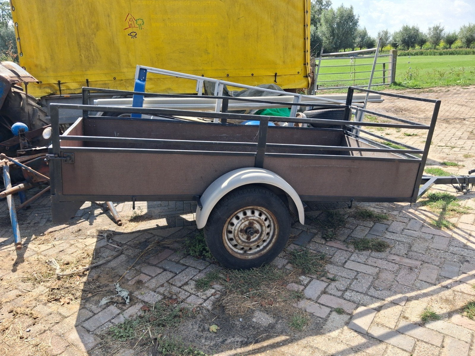 aanhangwagen, Ophalen