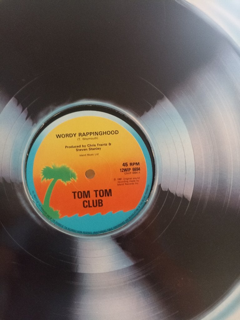 12'' Tom Tom Club - Wordy Rappinghood, Ophalen of Verzenden, Gebruikt, 12 inch