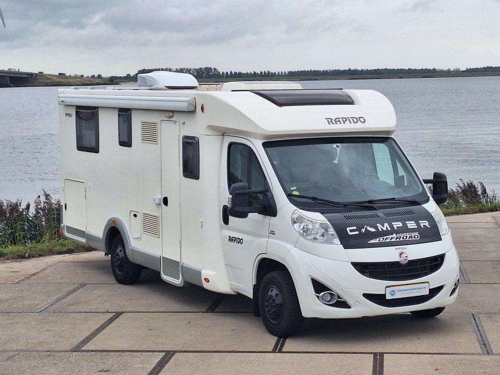 Rapido Le Randonneur 691 Queensbed - Vol opties, Luifel, Ringverwarming, Fiat, Bedrijf