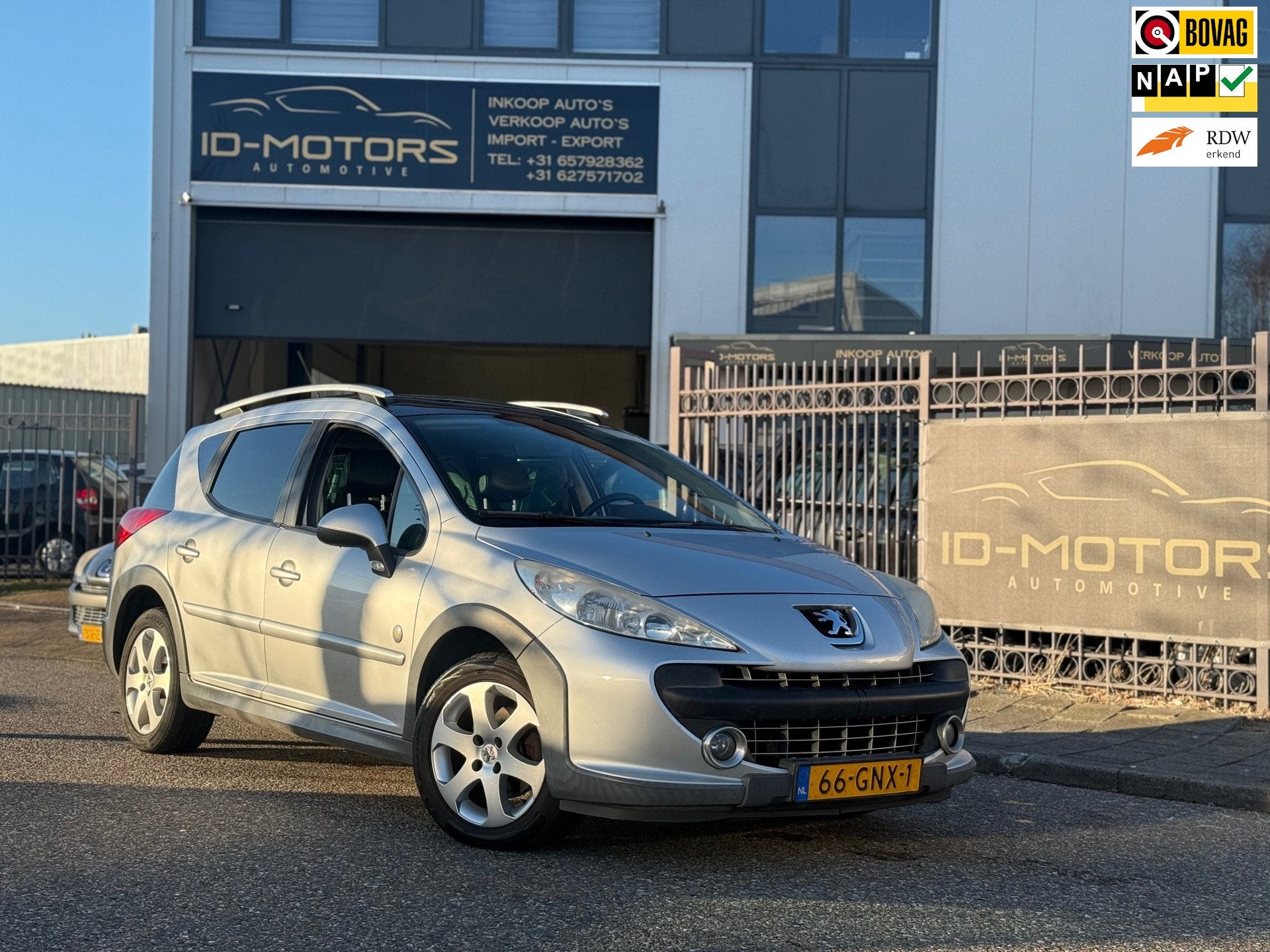 Peugeot 207 SW Outdoor 1.6 VTi XS cruise pano nap apk LEER, Gebruikt, 4 cilinders, Verwarmde buitenspiegels, 1110 kg