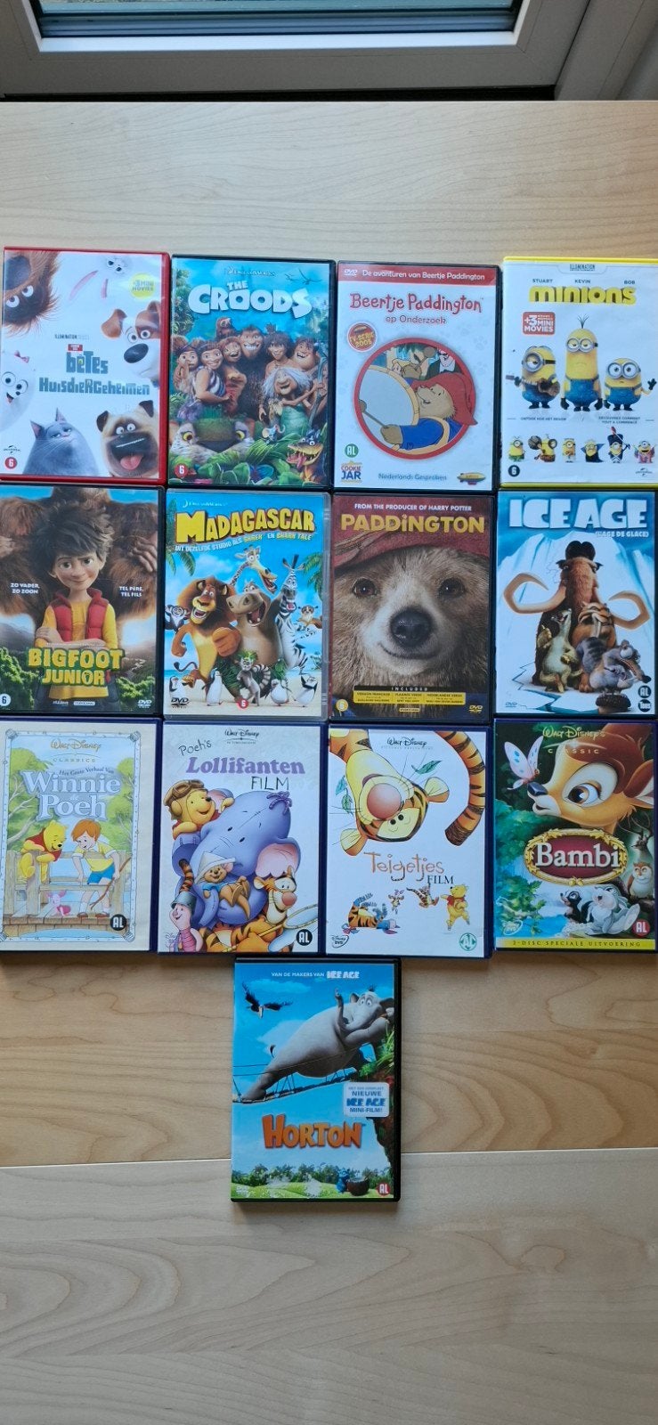 13 leuke kinder DVD's, Alle leeftijden, Ophalen of Verzenden, Zo goed als nieuw