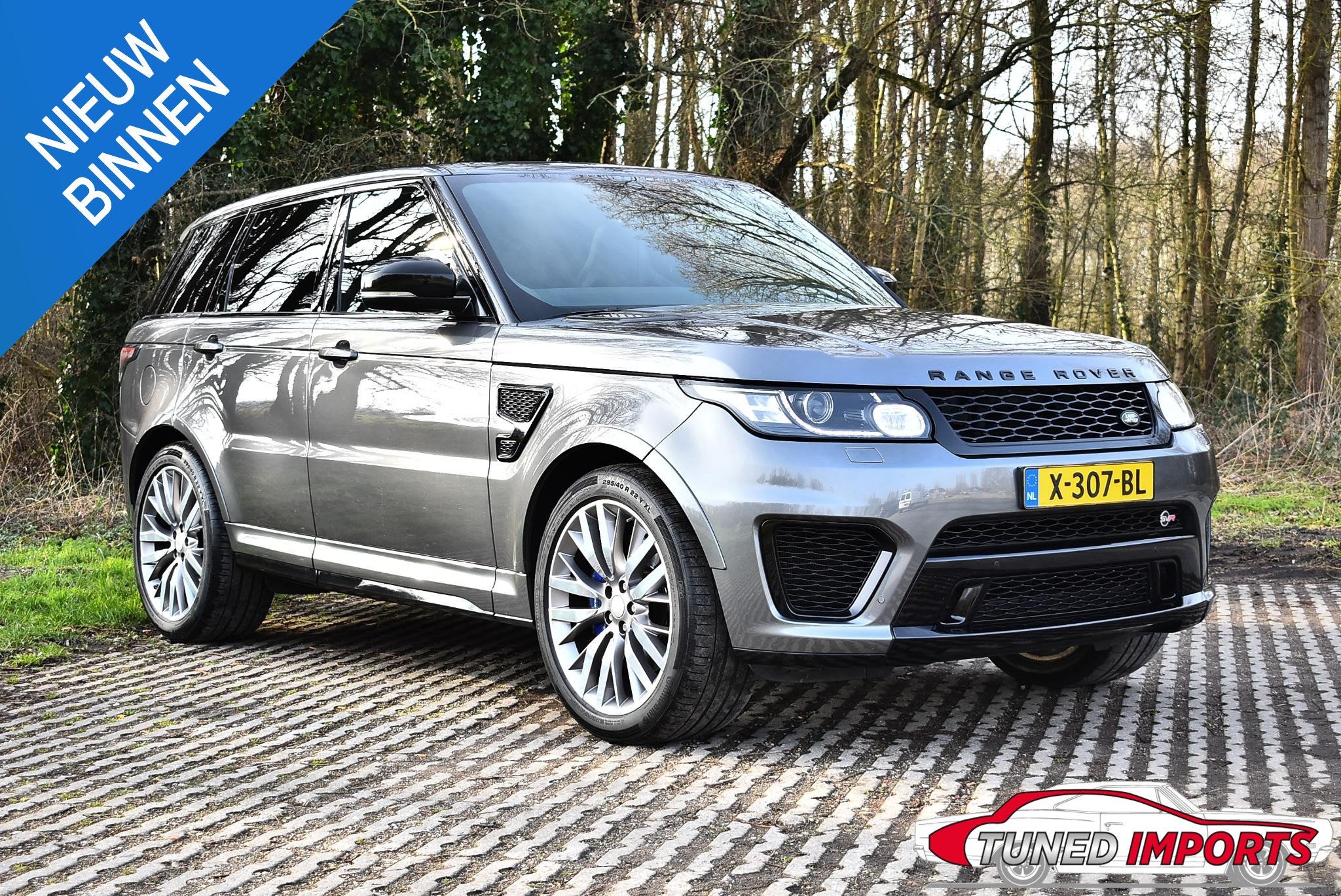 Land Rover Range Rover Sport 5.0 V8 Supercharged SVR, Auto's, Automaat, 3000 kg, Bedrijf, Vierwielaandrijving