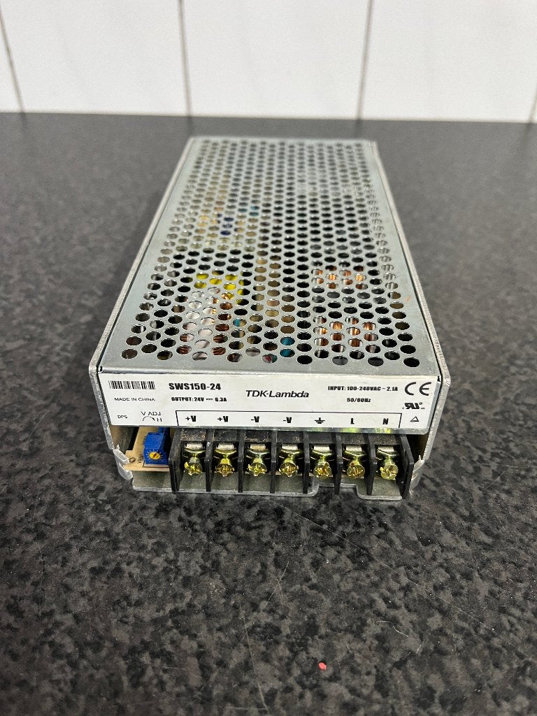 TDK Lambda voeding SWS 150-24. 24 volt , 6.3 amp., Ophalen of Verzenden, Gebruikt