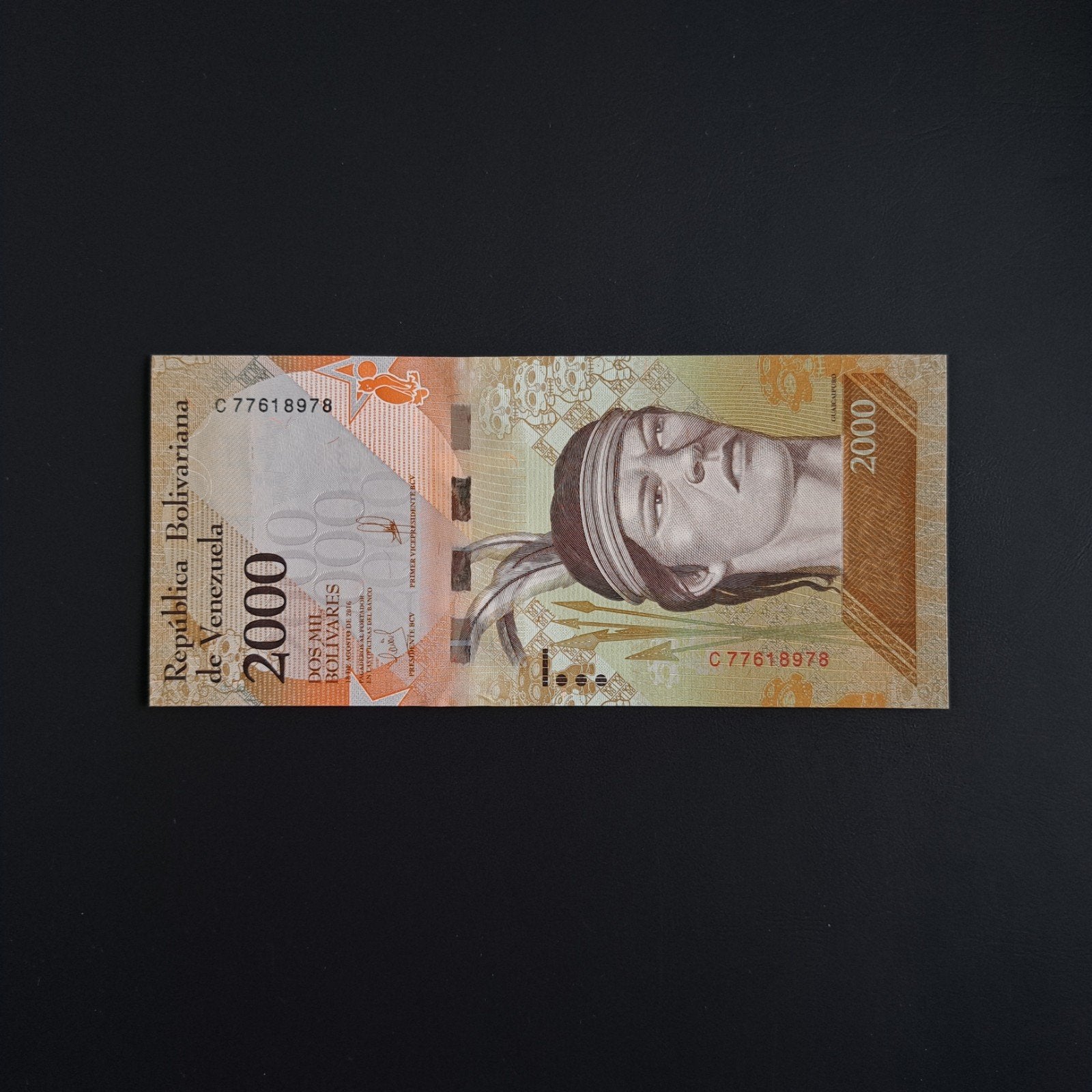 2000 bolivar Venezuela #062, Postzegels en Munten, Bankbiljetten | Amerika, Verzenden, Zuid-Amerika, Los biljet