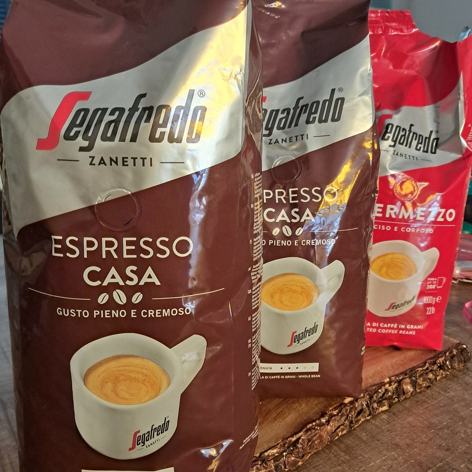 Segafredo Zanetti Espresso Casa & Intermezzo koffiebonen, Ophalen