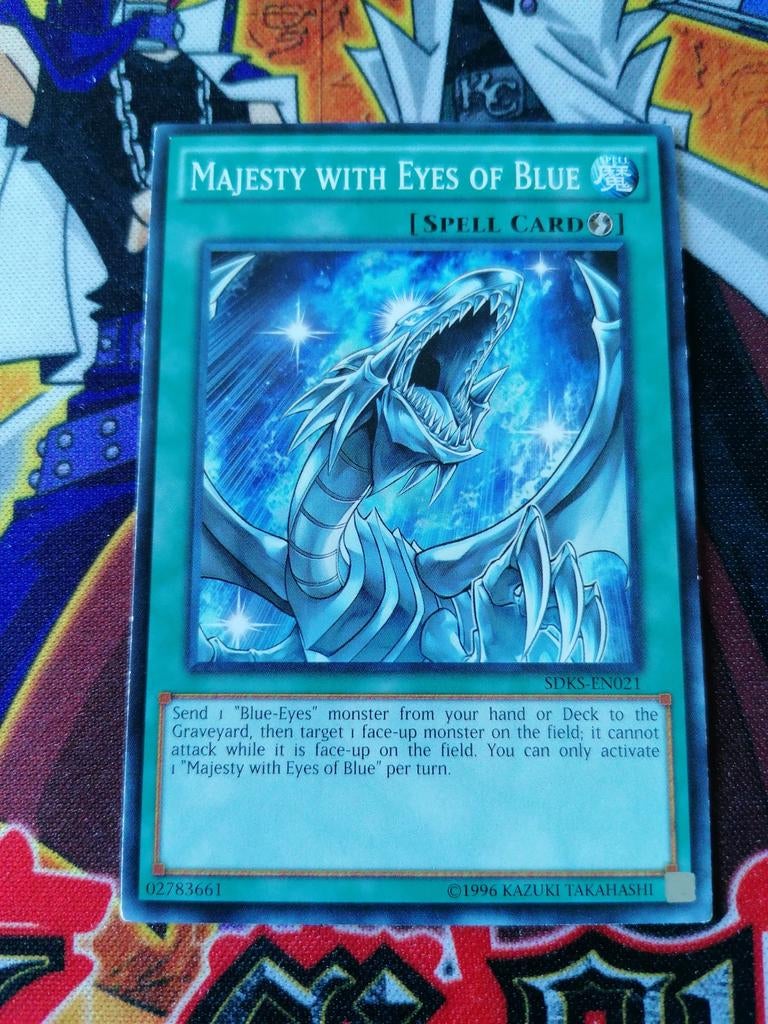 Majesty with Eyes of Blue - SDKS - Yu-Gi-Oh, Hobby en Vrije tijd, Verzamelkaartspellen | Yu-gi-Oh!, Ophalen of Verzenden, Zo goed als nieuw