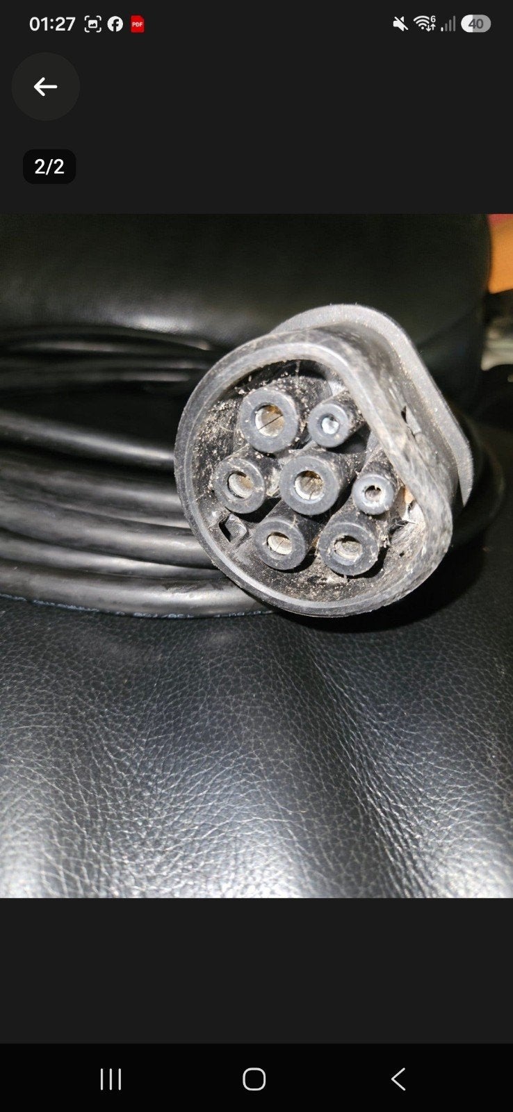 Laadkabel Type 2 voor Elektrische Auto - Gebruikt, Ophalen, Gebruikt