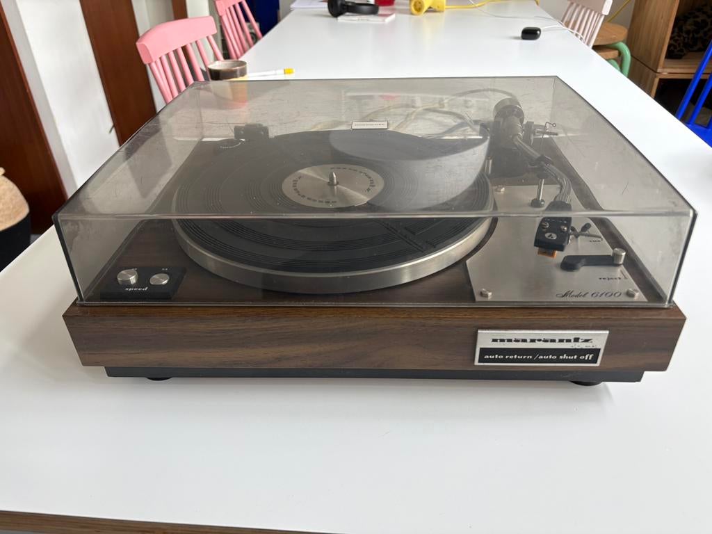 Marantz 6100 – Vintage Audio met Nagaoka MP-110 upgrade!, Audio, Tv en Foto, Gebruikt, Automatisch, Platenspeler, Ophalen