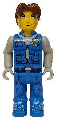 LEGO 4 Juniors js002 Jack Stone - Blue Jacket, Blue Pants,, Gebruikt, Overige thema's, Lego, Ophalen of Verzenden