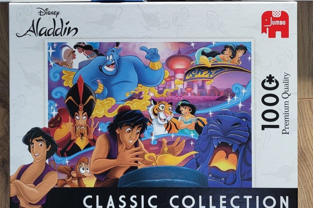 Jumbo puzzel Disney Aladdin, Ophalen, 500 t/m 1500 stukjes, Zo goed als nieuw, Legpuzzel