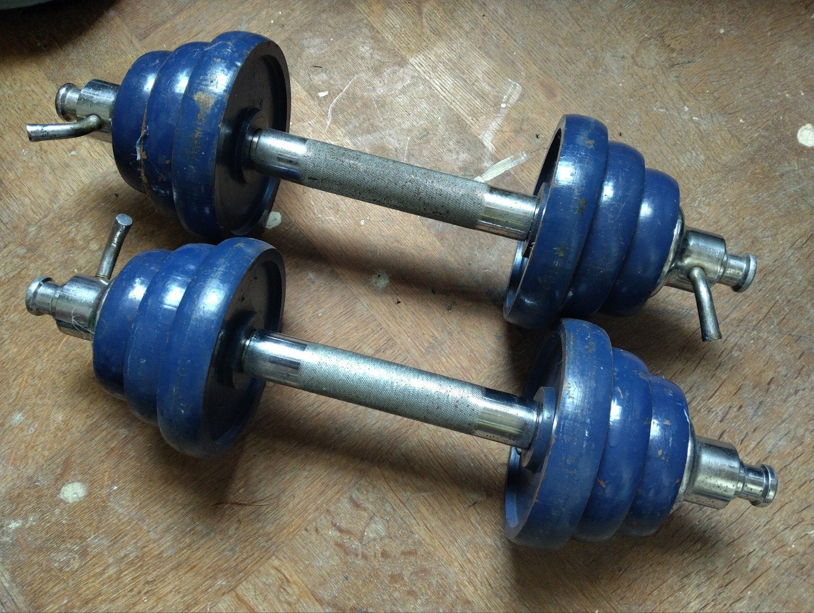 Vintage halters dumbbells, Sport en Fitness, Fitnessmaterialen, Ophalen, Dumbbell