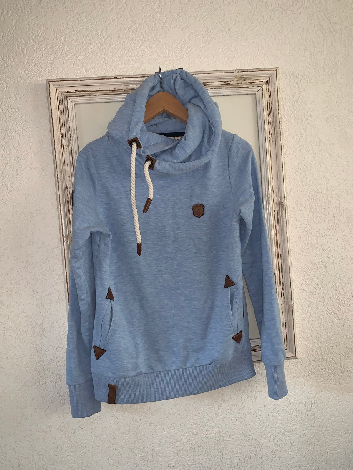 Naketano hoodie lichtblauw maat M, Ophalen of Verzenden, Zo goed als nieuw, Maat 38/40 (M), Blauw