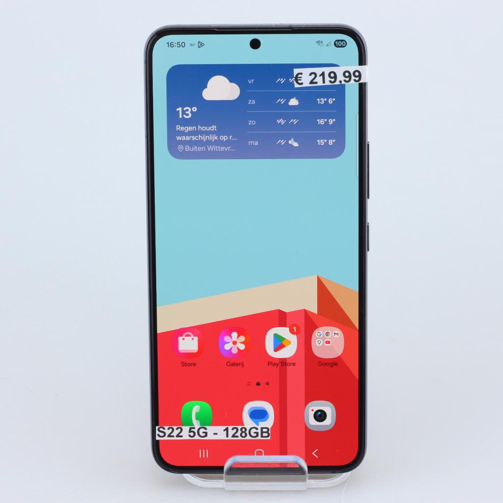 Samsung Galaxy S22 5G 128GB Zwart, Samsung, Zo goed als nieuw, Support@Samsung.com, 129, Samsung-ro, Yeongtong-gu
Suwon-si, Gyeonggi-do 16677
South Korea