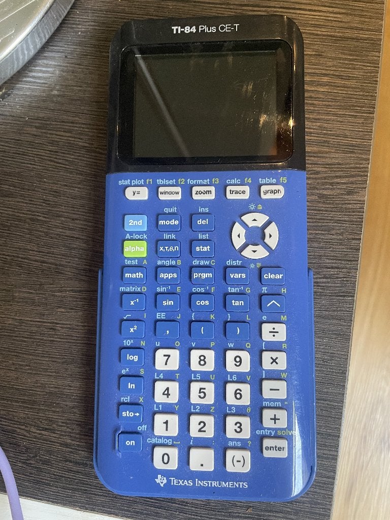 Texas Instruments TI-84 Plus CE-T grafische rekenmachine., Ophalen of Verzenden, Grafische rekenmachine, Zo goed als nieuw