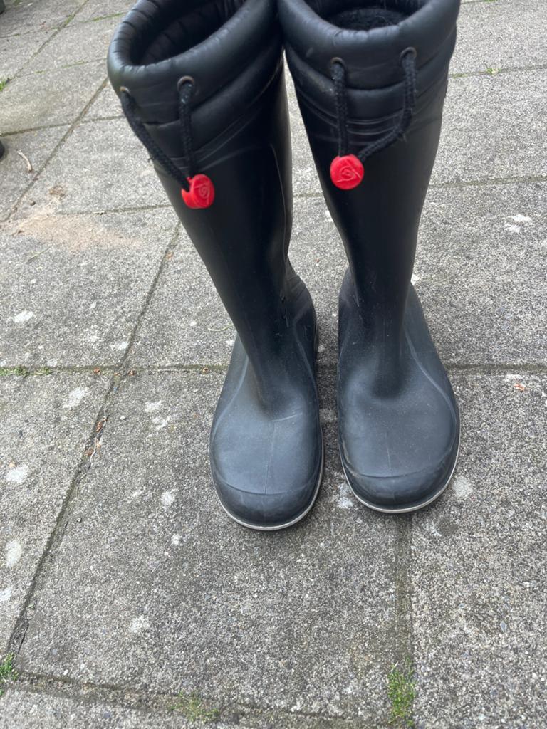 Dunlop Gevoerde Laarzen Maat 38, Ophalen, Zwart, Regenlaarzen, Gedragen