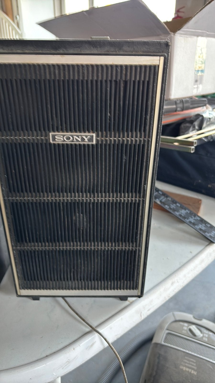 Vintage Sony speakers, Audio, Tv en Foto, Luidsprekers, Ophalen, Zo goed als nieuw, Minder dan 60 watt, Sony