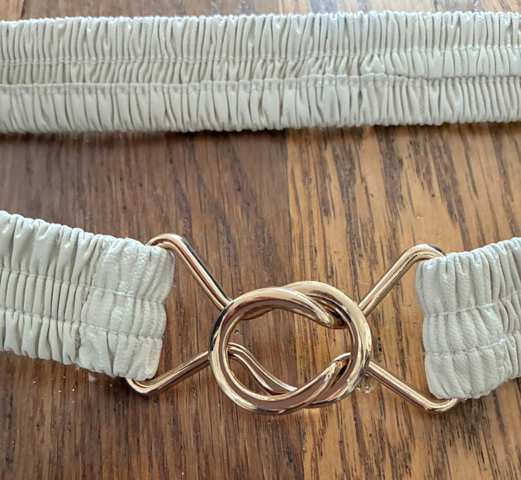 Riem ( Co’ Couture - geheel elastisch - nieuw, Minder dan 3 cm, 100 cm of meer, Wit, Nieuw