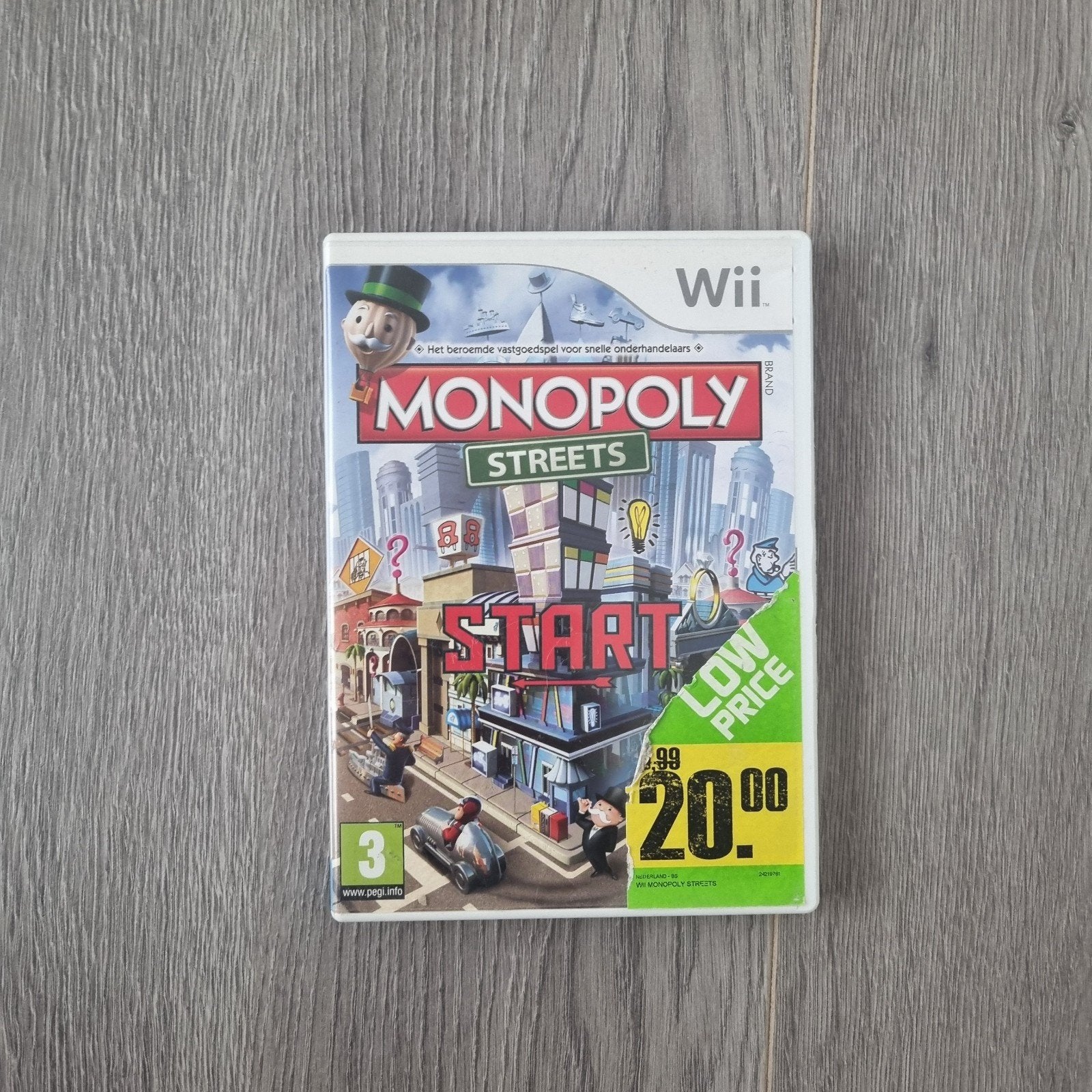 Monopoly Streets Nintendo Wii game - compleet met boekje NL, Spelcomputers en Games, Games | Nintendo Wii, Puzzel en Educatief