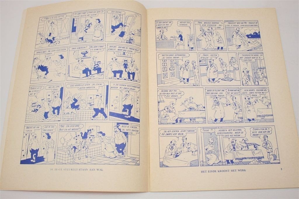 Familie Snoek 08 - Snoek in den Hoek — Sc 1e druk 1951, Eén stripboek, Ophalen of Verzenden, Gelezen