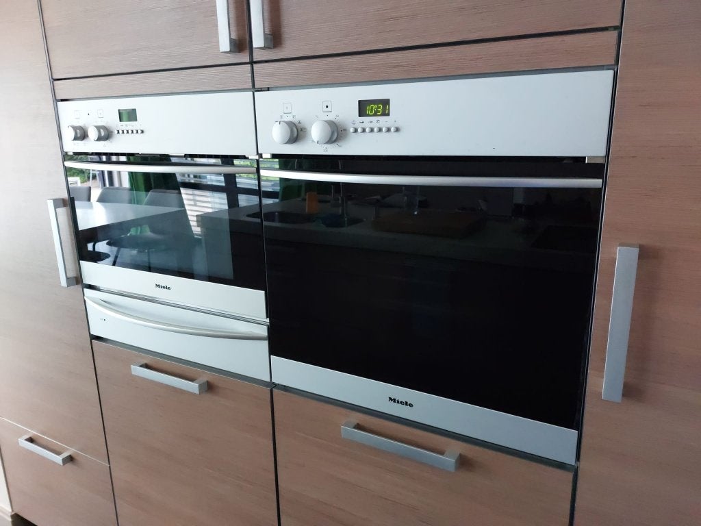 inbouw heteluchtoven Miele type H326-3B, Ophalen, Gebruikt, Hete lucht, Heteluchtoven