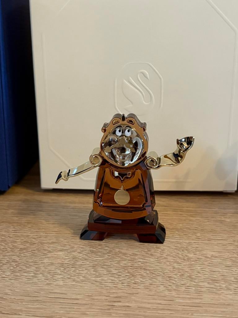 Swarovski Belle en het Beest Pendule, Ophalen of Verzenden, Zo goed als nieuw, Figuurtje