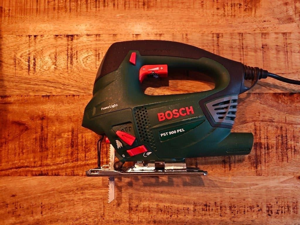 Bosch PST 900 PEL decoupeerzaag met koffer, Gebruikt, 600 tot 1200 watt, Ophalen of Verzenden, Bosch