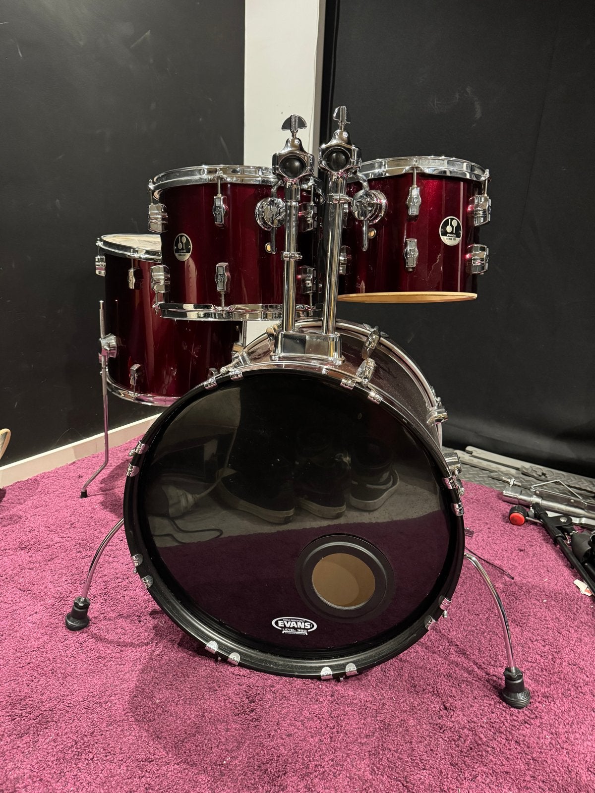 Sonor Force 507 Drumstel Shell Set - Zeer Goede Staat, Ophalen of Verzenden, Gebruikt, Sonor