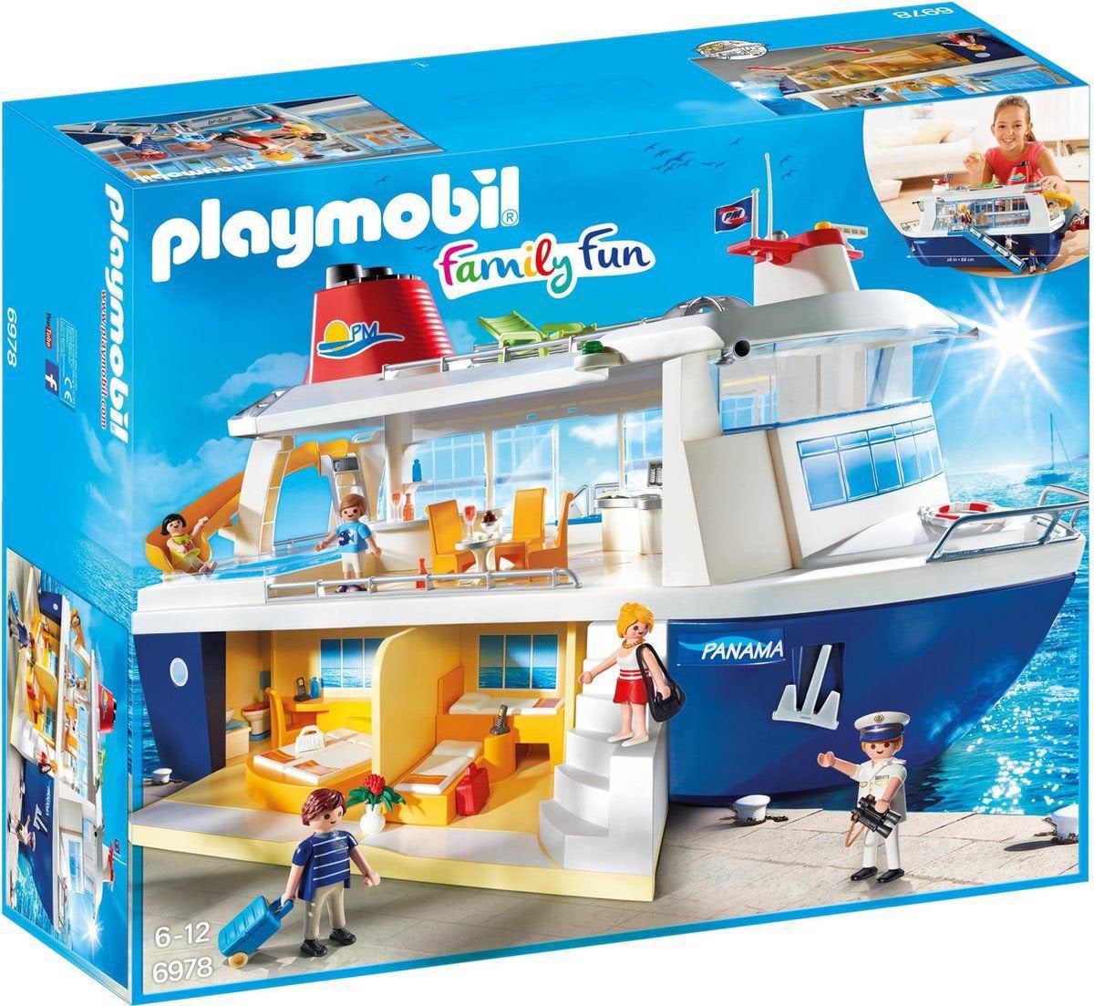 Cruiseschip 6978 en 6983 playmobil, Ophalen, Zo goed als nieuw