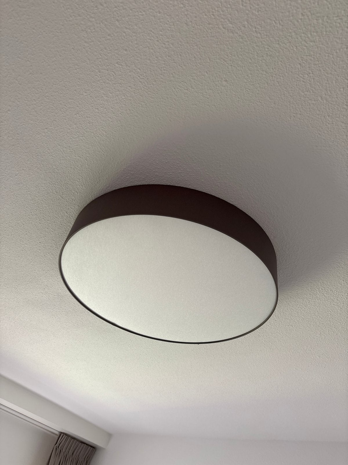 Moderne Plafondlamp - Bruin/Wit, Rond Design, Ophalen, Modern, Plafondlamp, Metaal