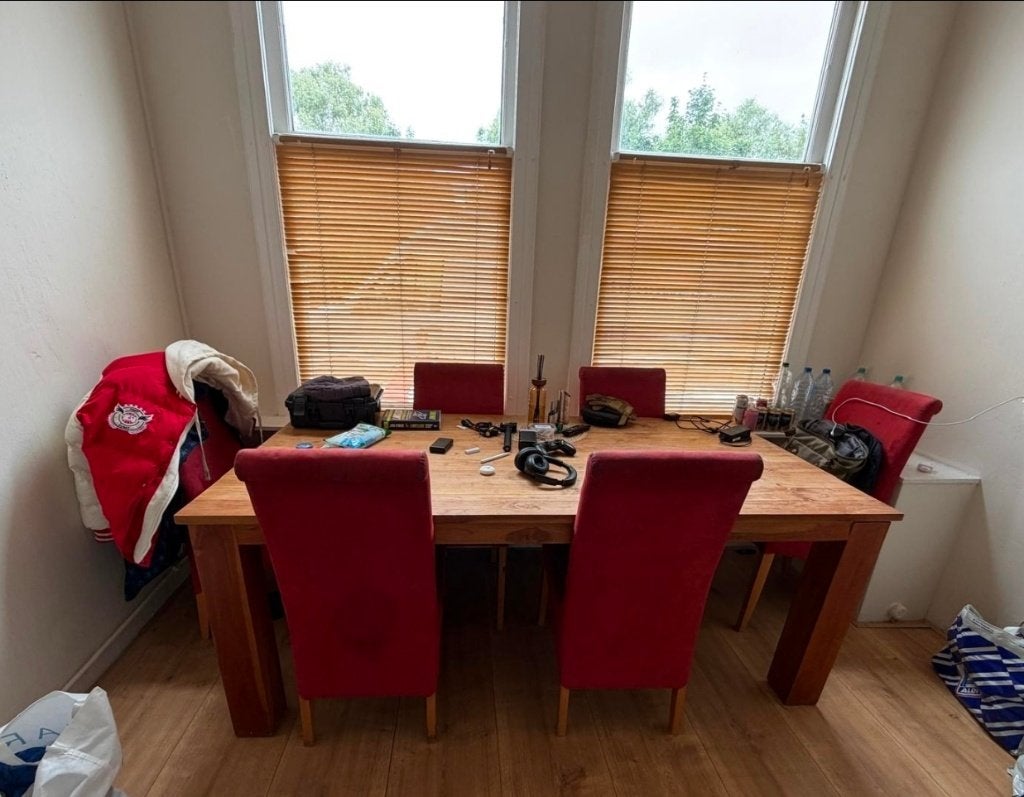 Teak tafel, Huis en Inrichting, Tafels | Eettafels, Ophalen, 100 tot 150 cm, Teakhout, 200 cm of meer