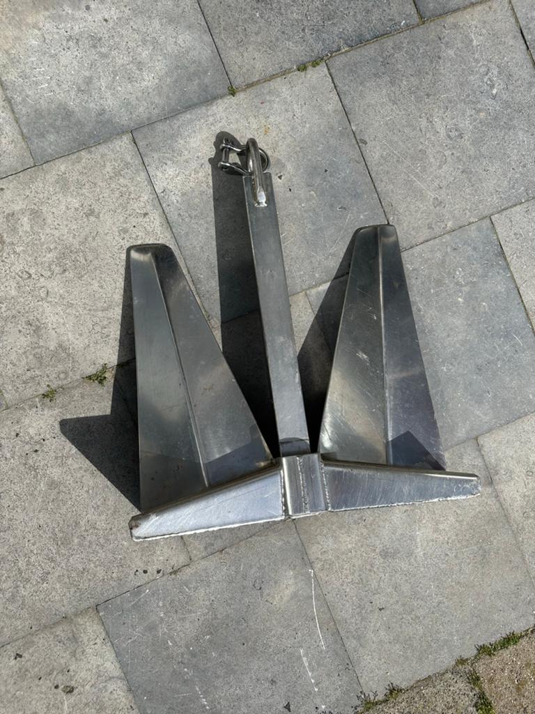 Klapanker roestvrij staal 40 kg, Ophalen, Zo goed als nieuw, Overige typen