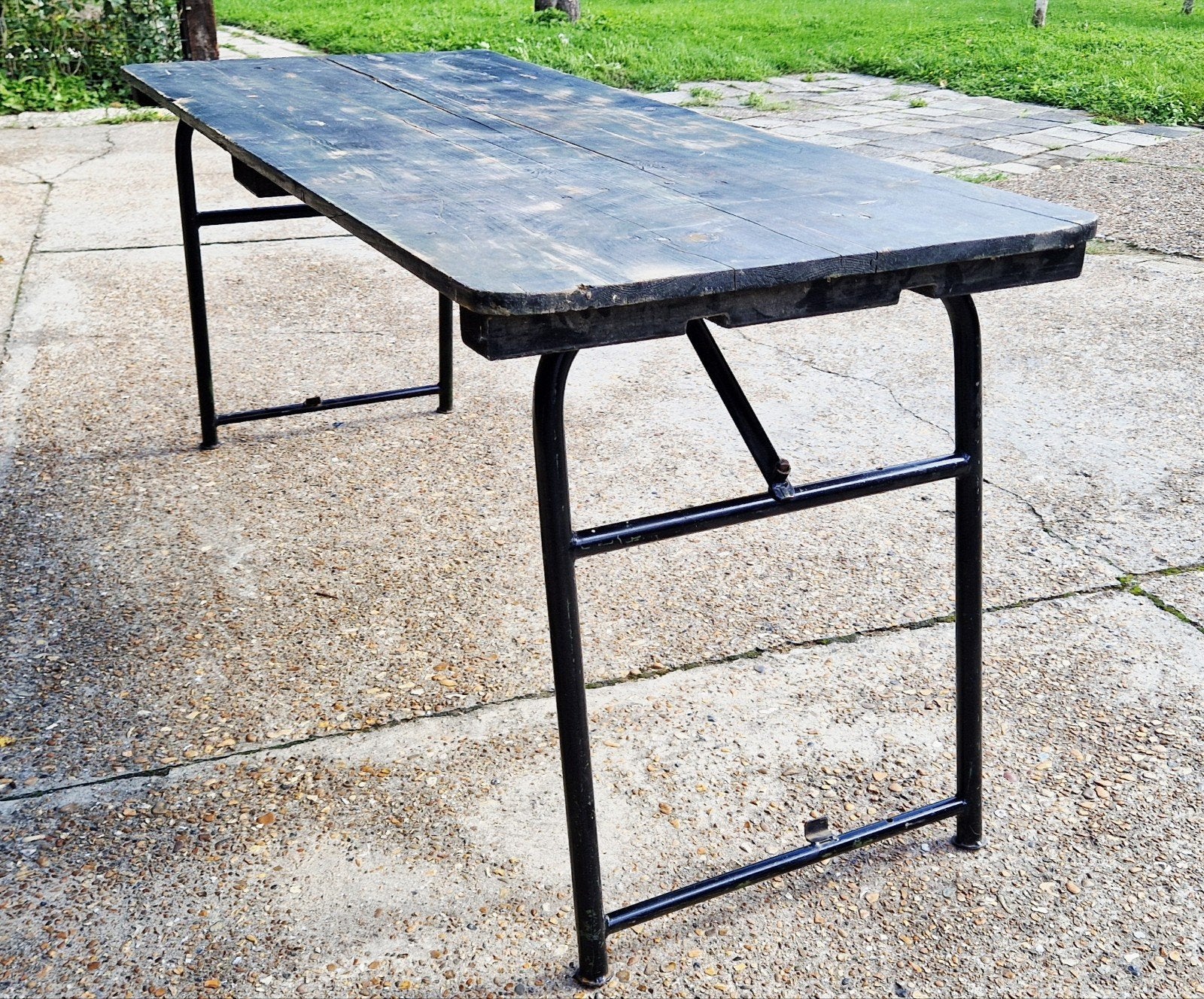 Originele militaire veldtafel, Ophalen, Rechthoekig, 50 tot 100 cm, 50 tot 100 cm