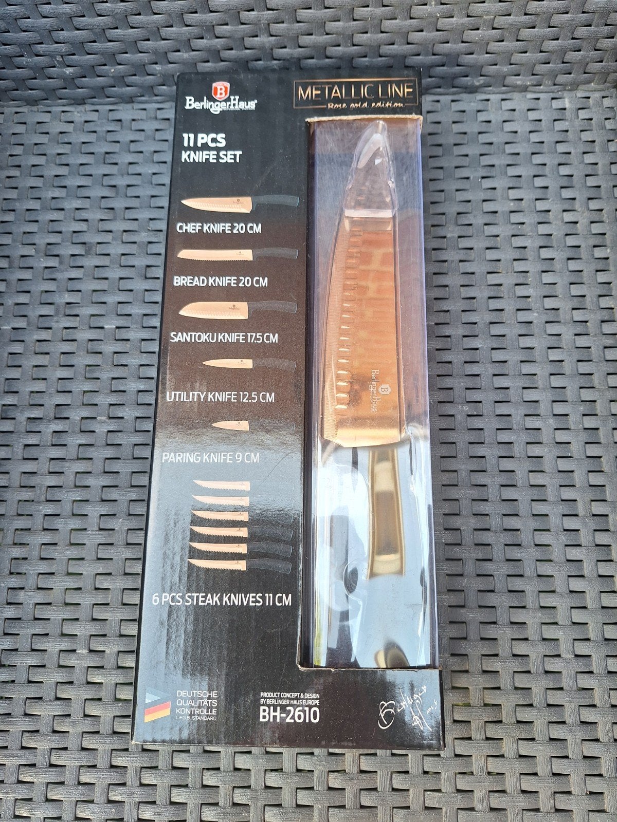 Berlinger Haus Messenset 11-delig - Rose Gold Edition, Overige typen, Nieuw, Ophalen of Verzenden, Metaal