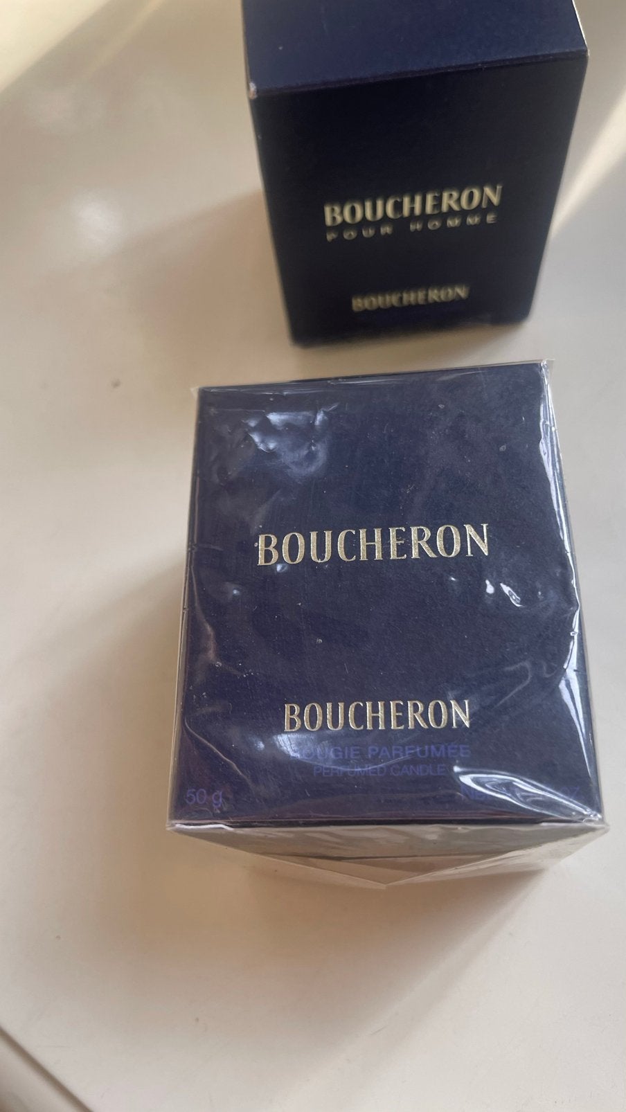Boucheron  Bougie Parfumée - alleen bieden!, Ophalen of Verzenden, Nieuw, Overige typen, Gevuld