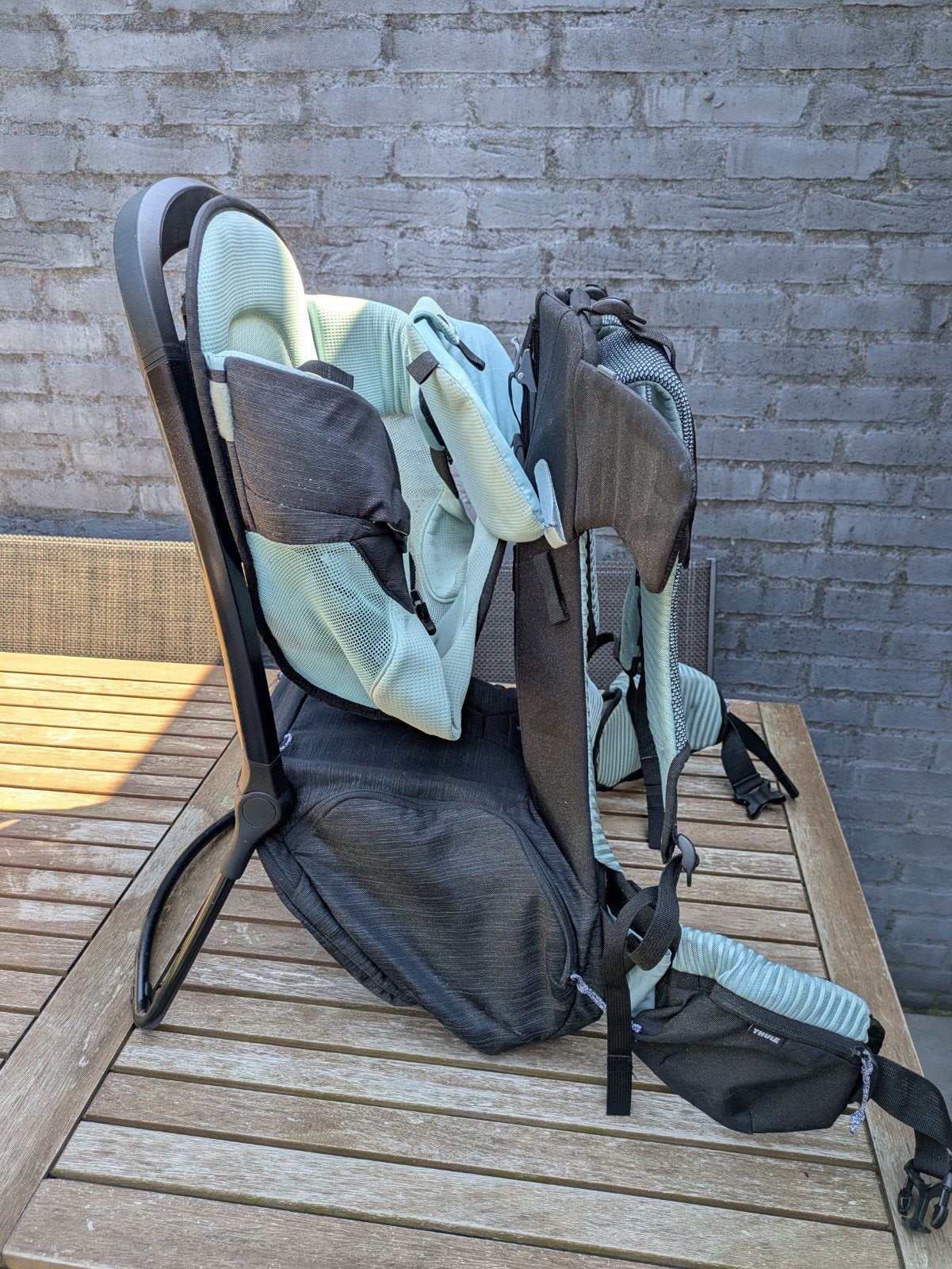 Thule Saplin Rugdrager TE HUUR, Zo goed als nieuw, Rug, Draagzak, Ophalen