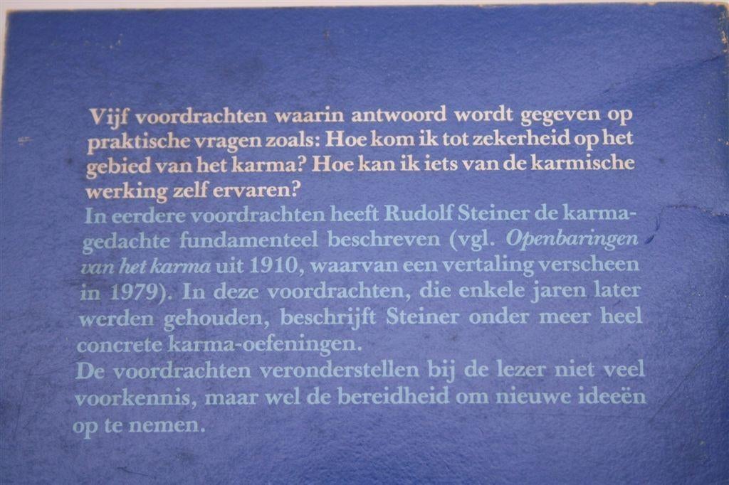 Reïncarnatie & Karma [1912] — Rudolf Steiner & Antroposofie, Ophalen of Verzenden, Gelezen, Overige onderwerpen, Achtergrond en Informatie