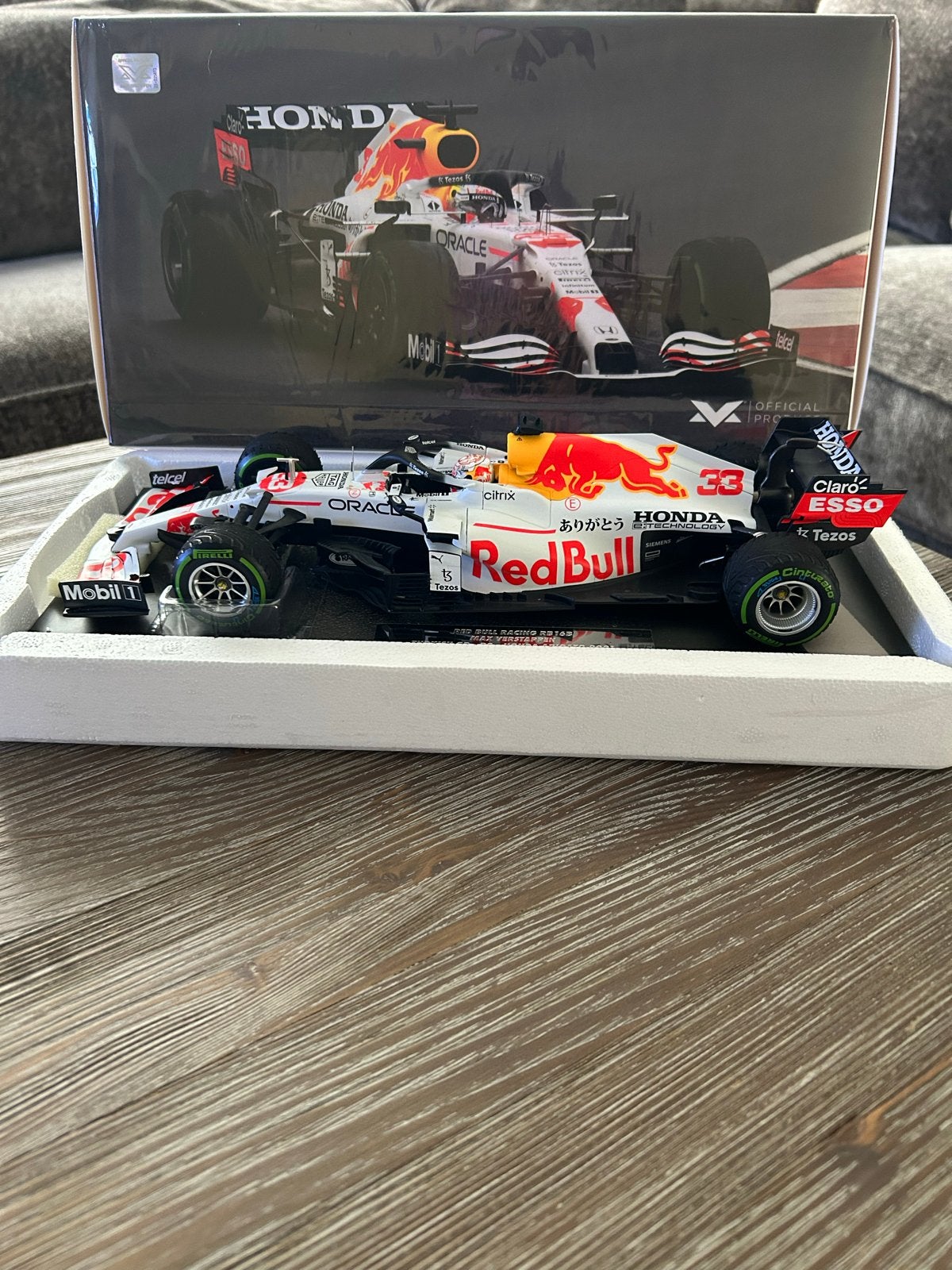 Red Bull Racing RB16B Max Verstappen Turkish GP 2021 model, Overige merken, Auto, 1:32 tot 1:50, Ophalen of Verzenden