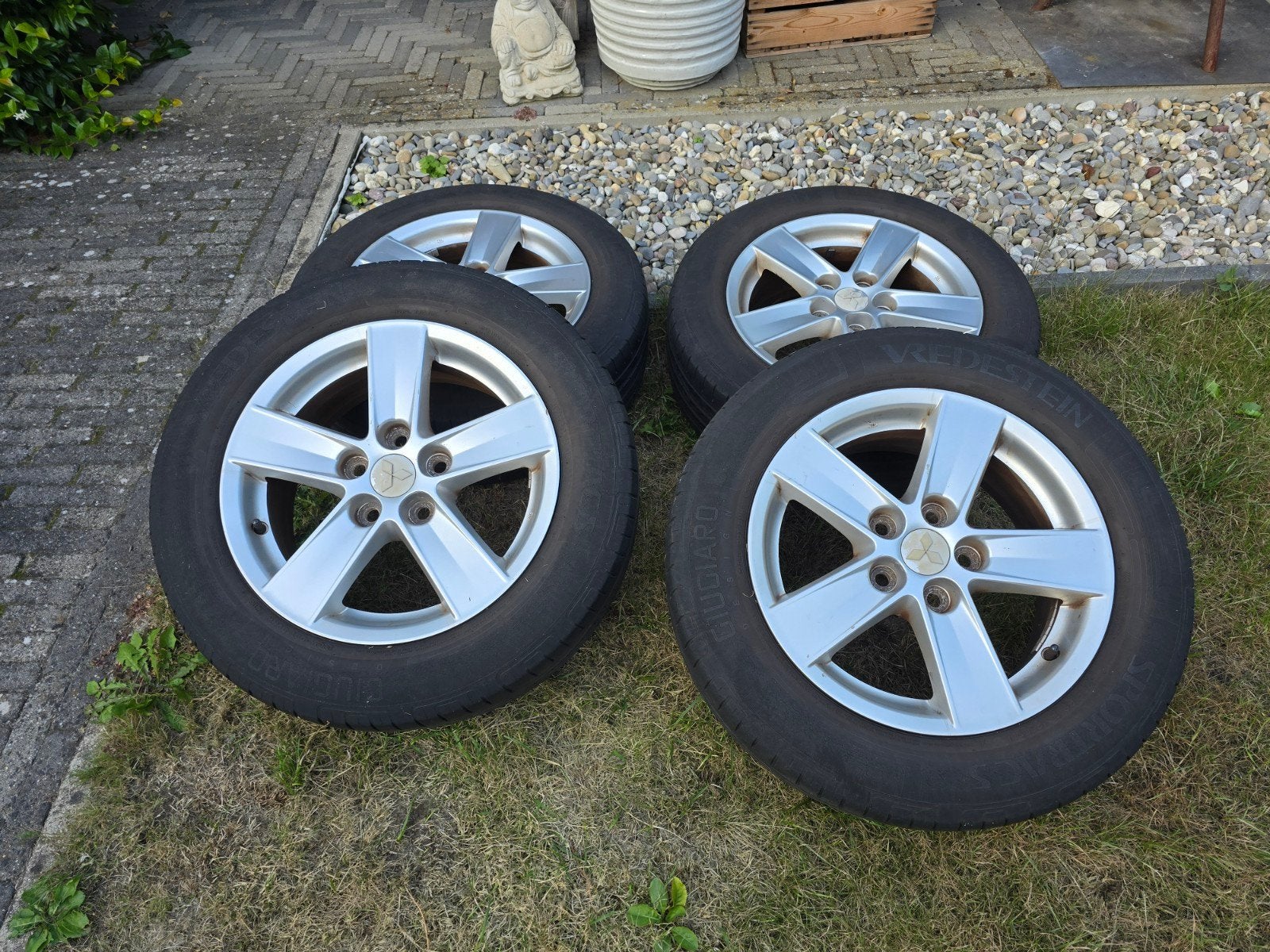 Originele Mitsubishi velgen 16 inch, Ophalen, Gebruikt, Mitsubishi