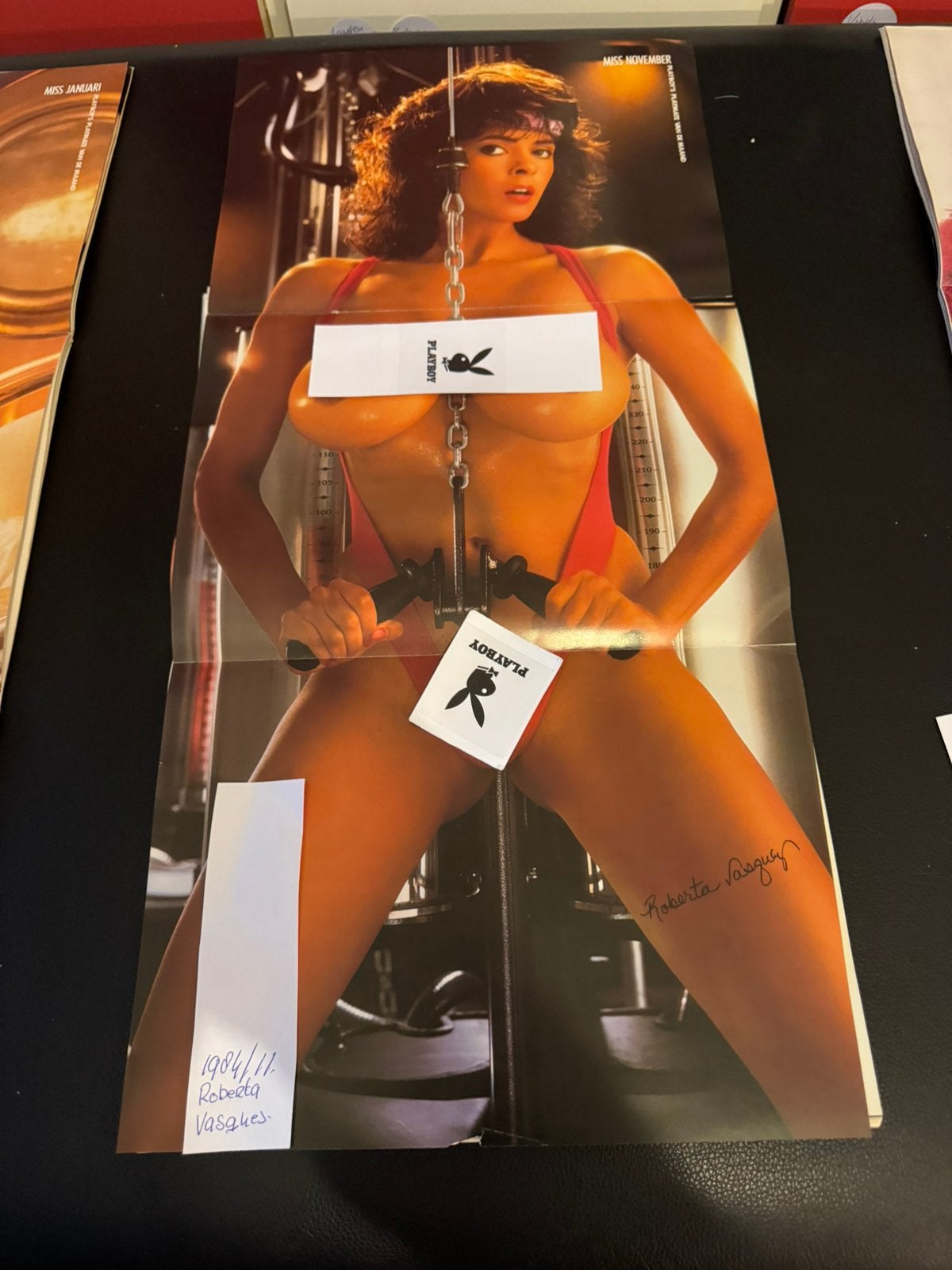 playboy middenposters 1984. 7,50 per stuk, Verzenden, Zo goed als nieuw