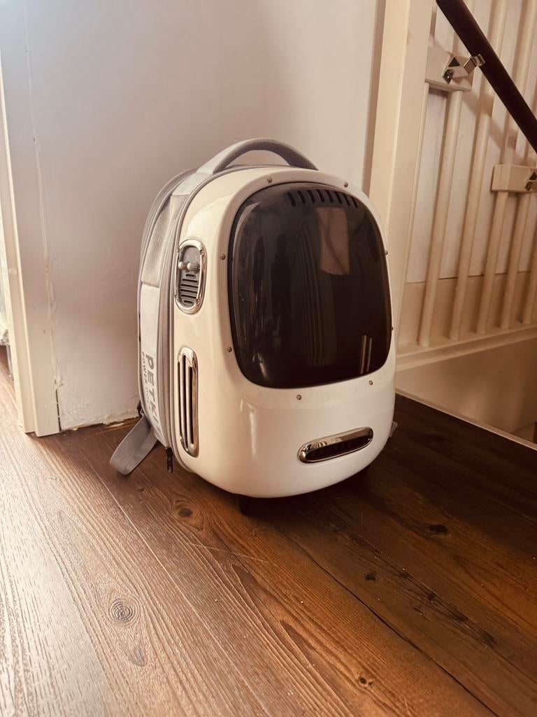 PETKIT Breezy Smart Pet Carrier - Rugzak - ZGAN, Dieren en Toebehoren, Kattenbakken, Ophalen of Verzenden, Zo goed als nieuw