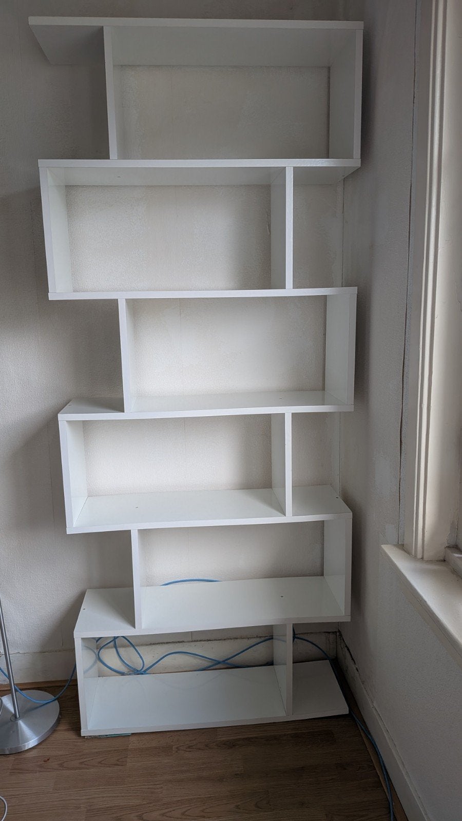 White modular bookshelf, Ophalen, 50 tot 100 cm, Zo goed als nieuw, Minder dan 100 cm