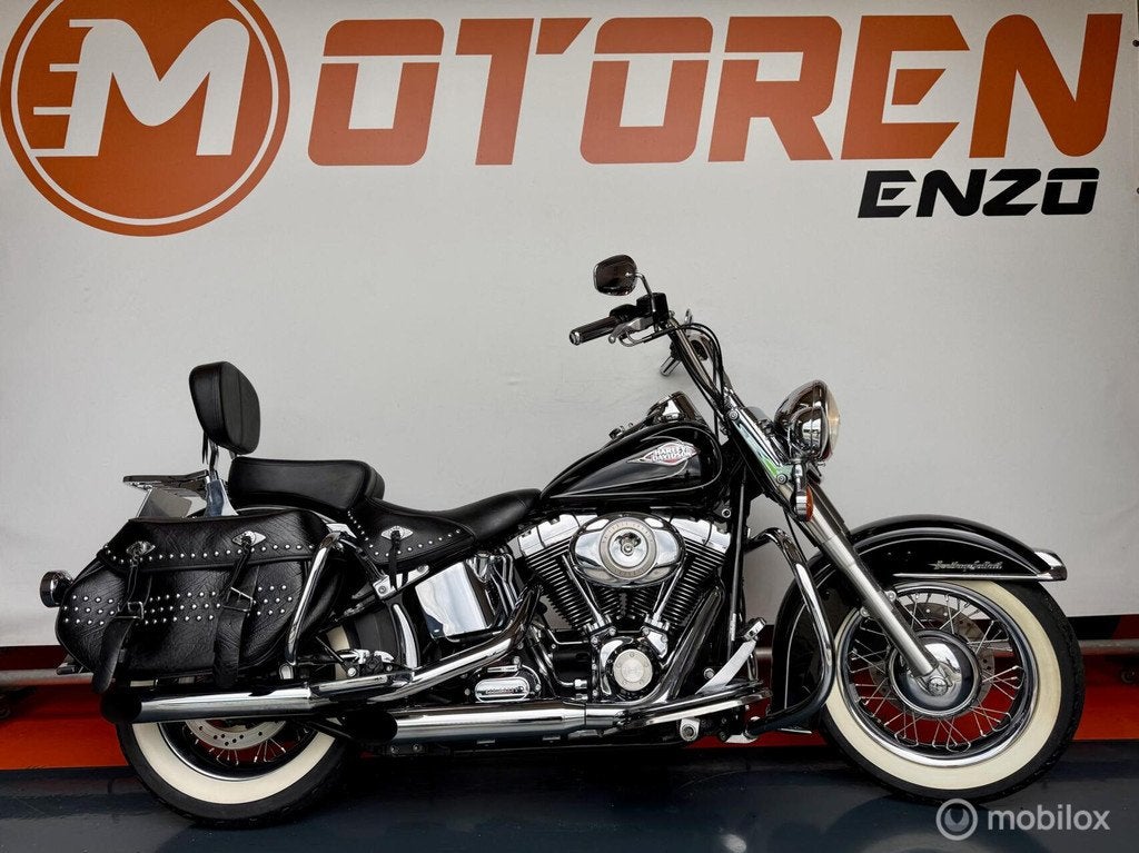 HD 96 FLSTC Heritage Cl. 1600 ORIG nl 5HD1 UNIEK VOL LAGE KM, Chopper, Bedrijf, Meer dan 35 kW, 1584 cc