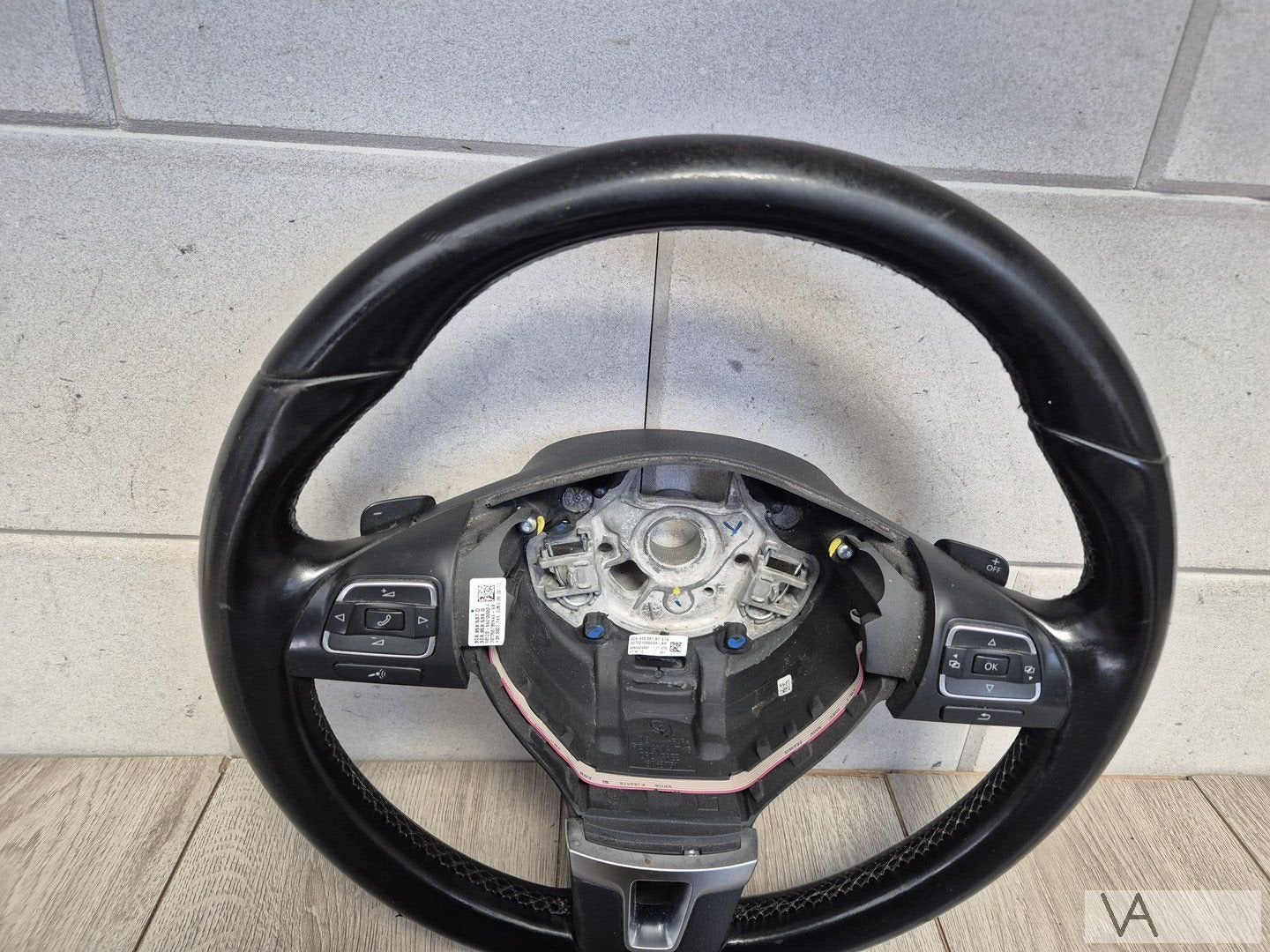 VW Golf 6 / Passat / Eos Stuur met airbag knoppen flippers, Auto-onderdelen, Gebruikt, -, Volkswagen, -