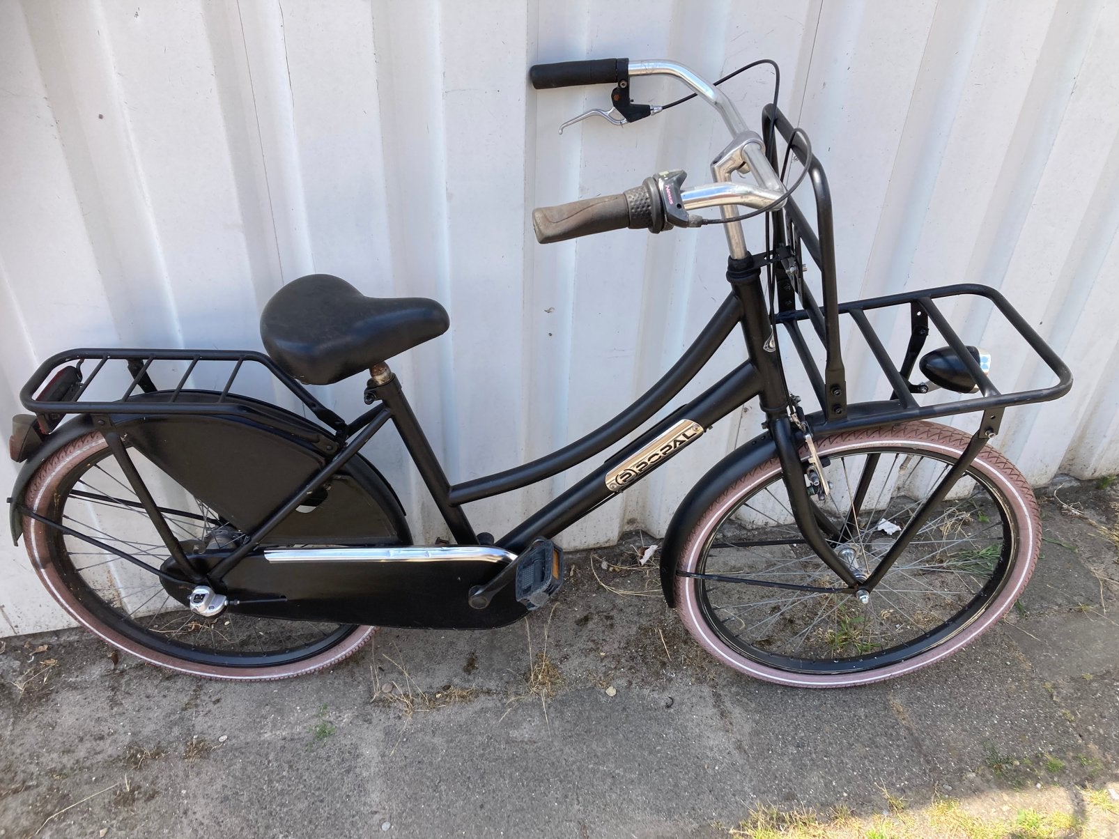 Popal kinder fiets 3versn slot licht frame 40cm, Ophalen, Terugtraprem, 24 inch, Versnellingen