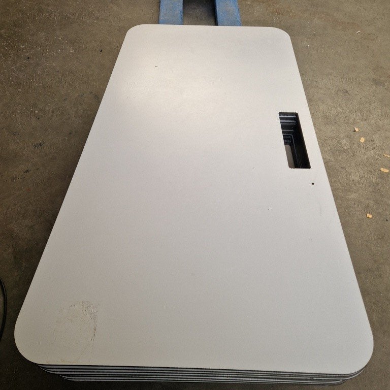 Trespa platen 30 stuks -160cm / 85 cm, 10 mm dik. Grijs., Ophalen, Gebruikt, Trespa, Overige typen