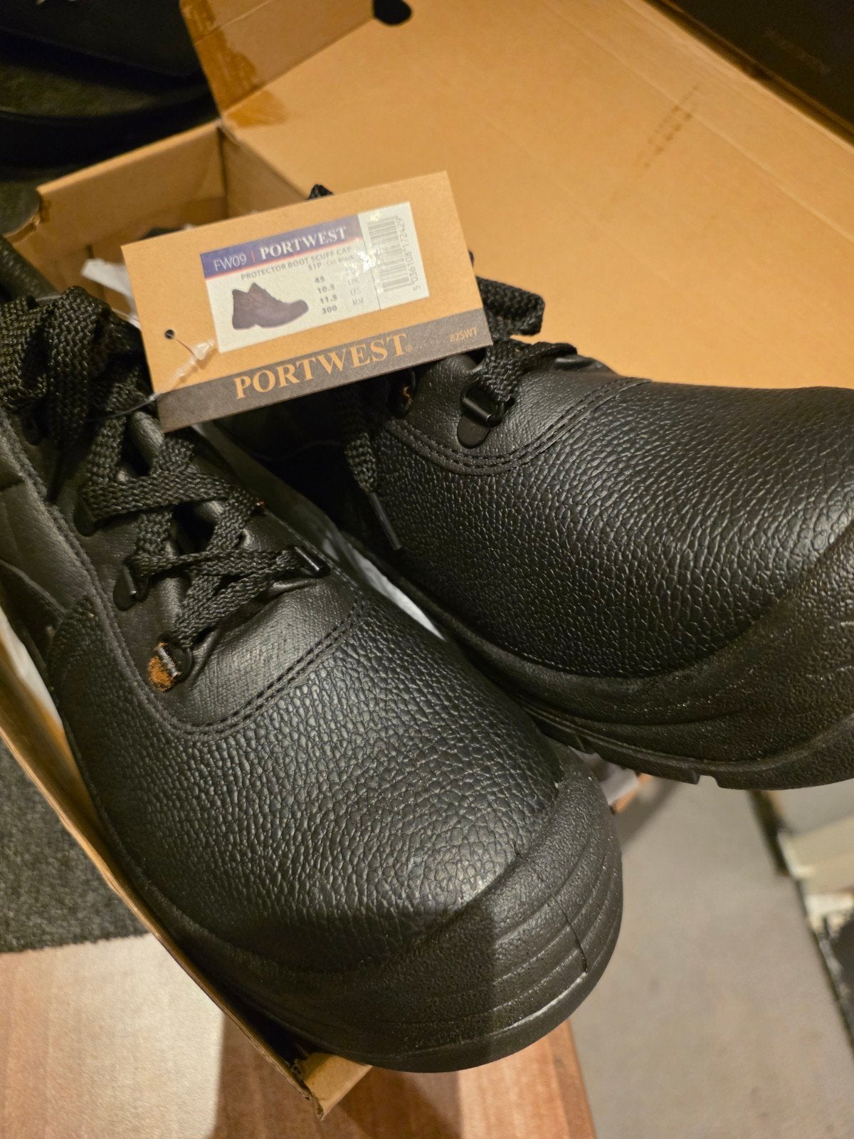 Portwest FW09 Protector Boot Scuff Cap S1P - Maat 45, Ophalen of Verzenden, Nieuw