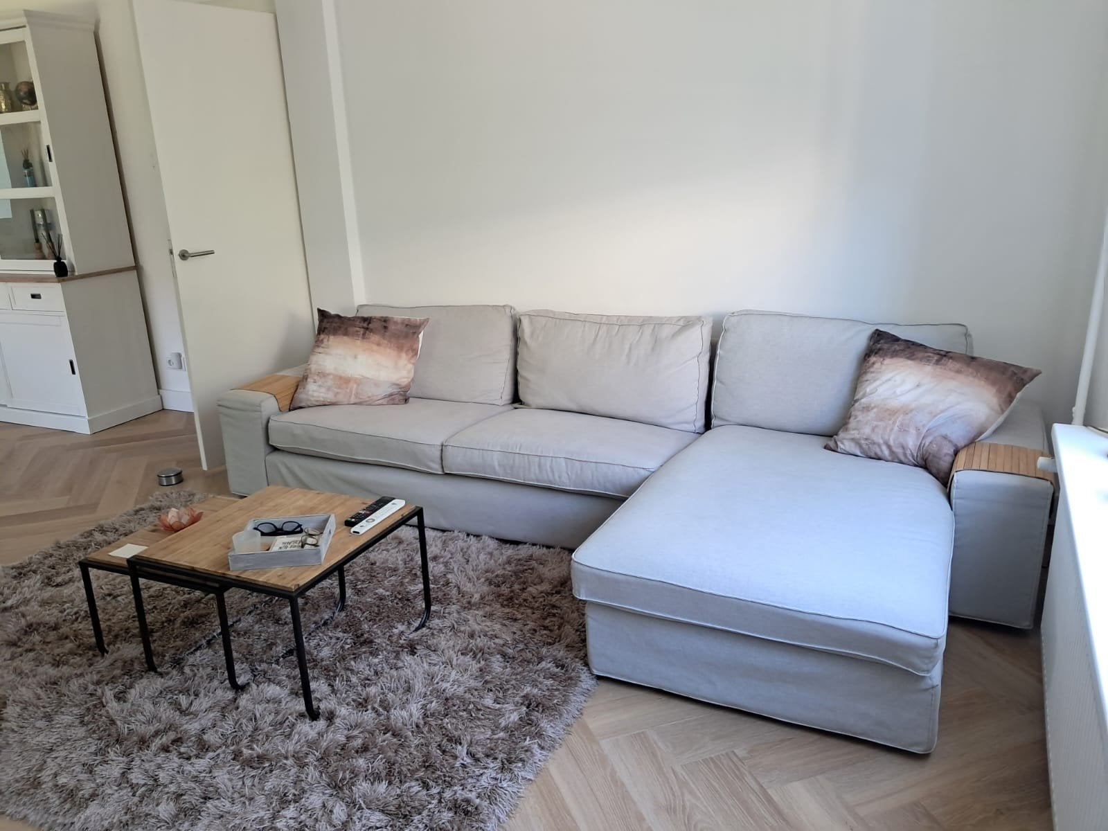 Heerlijke hoekbank met lounge van IKEA, Ophalen, Gebruikt, Hoekbank, 300 cm of meer