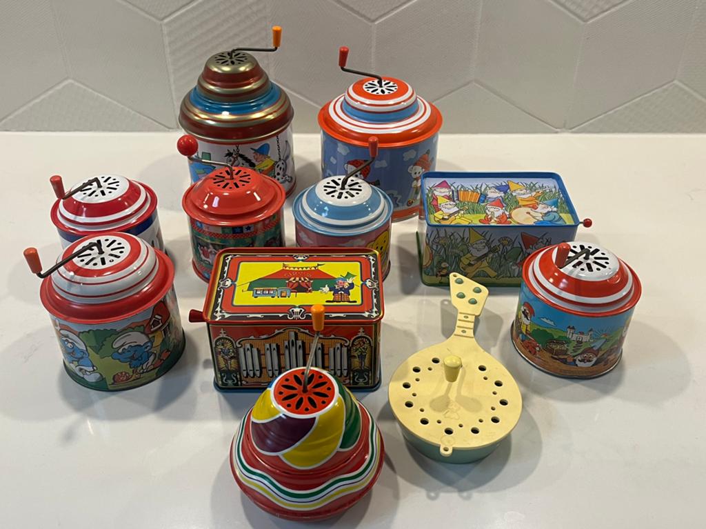 Vintage mechanische speeldozen muziekdozen miziekdoosjes, Verzenden, Zo goed als nieuw