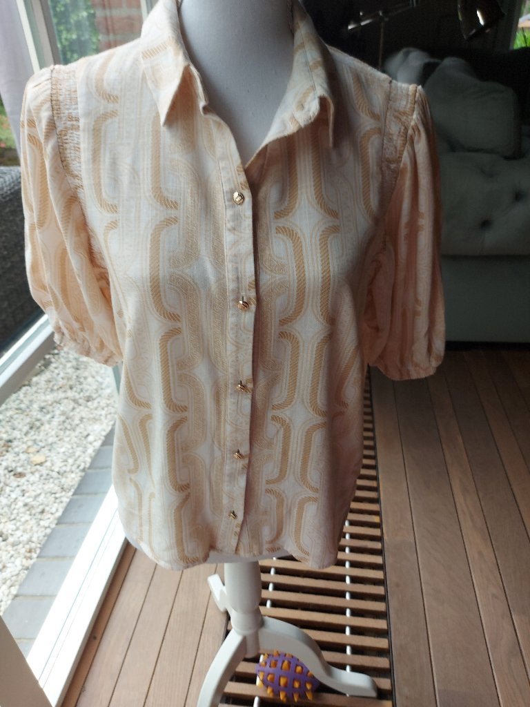 PRACHTIGE JOSH V BLOUSE MAAT S NIEUW!!!!!!!!!!!!!!!!!!, Kleding | Dames, Blouses en Tunieken, Beige, Nieuw, Ophalen of Verzenden